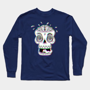 Mind Literally Blown - Tripped Out Effect Long Sleeve T-Shirt